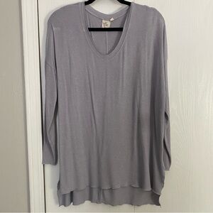 White Crow Lavender Long Sleeve Top